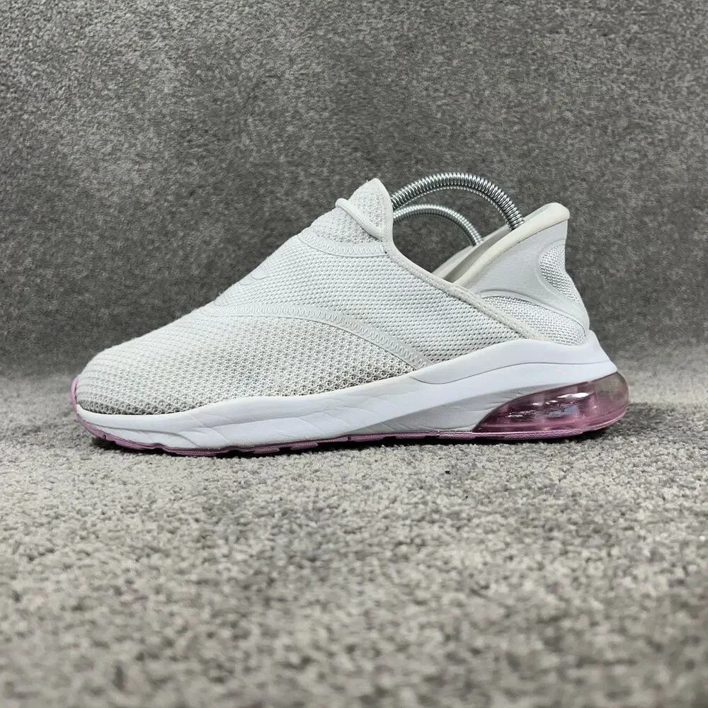 Fabletics Slip-On Performance Womens Size 9 White Knit Athletic Shoes Used